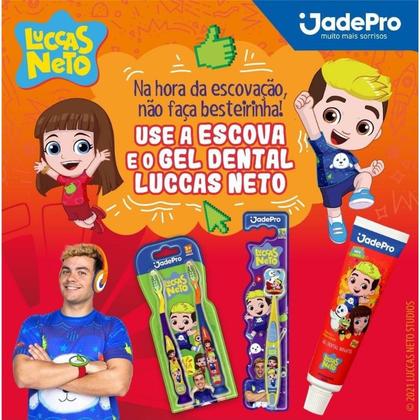 Imagem de Escova de dente Luccas Neto kit 2Un + Gel Dental Luccas Neto