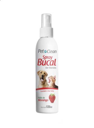 Imagem de Escova de dente para cachorro com dedeira creme e spray bucal com estojo