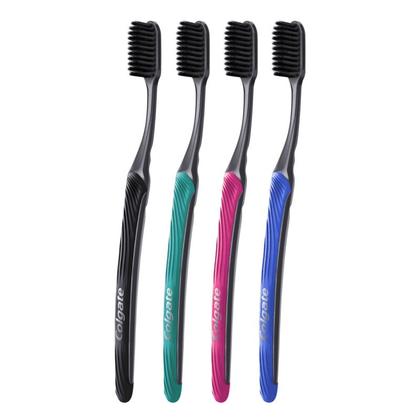 Imagem de Escova de Dente Slim Soft Black Carvão Colgate Adulto Cores Variadas