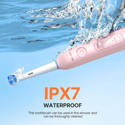 Imagem de Escova de dentes elétrica Bitvae R2 Rotating, 2 pacotes com 8 cabeças