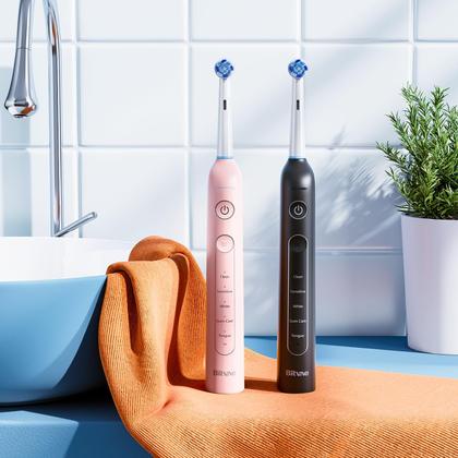 Imagem de Escova de dentes elétrica Bitvae R2 Rotating, 2 pacotes com 8 cabeças