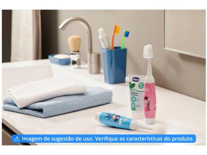 Imagem de Escova de dentes eletrica infantil azul - chicco