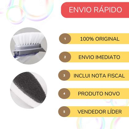 Imagem de Escova de Limpeza com Dispenser Detergente Cozinha Louça