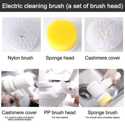 Imagem de Escova de Limpeza Elétrica 5 em 1 Magic Brush Recarregável