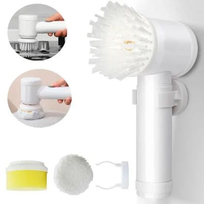 Imagem de Escova de Limpeza Elétrica Recarregável Multiuso Pro Magic Brush 5 em 1