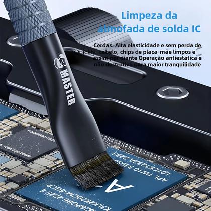 Imagem de Escova de Limpeza para Placa-Mãe e Chip de Celular - Ferramenta de Reparo