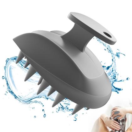 Imagem de Escova de shampoo Scalp Massager RVHWQI Silicone para cuidados com os cabelos