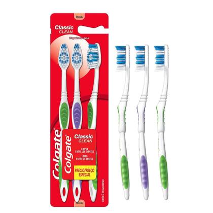 Imagem de Escova Dental Colgate Classic Clean Leve 3 Pague 2