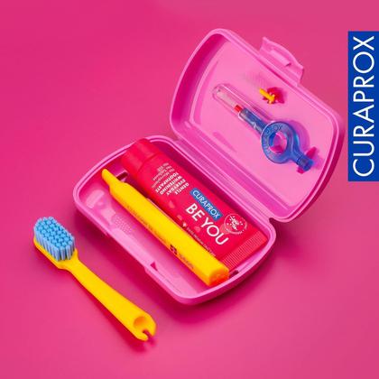 Imagem de Escova Dental Curaprox 5460 Travel Set Refil Cores Sortidos 2 unidades