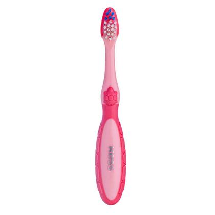 Imagem de Escova Dental Infantil Kess Steps 1 Rosa e Azul