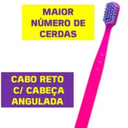 Imagem de Escova dental kess pro extra macias 6580 kit com 4un