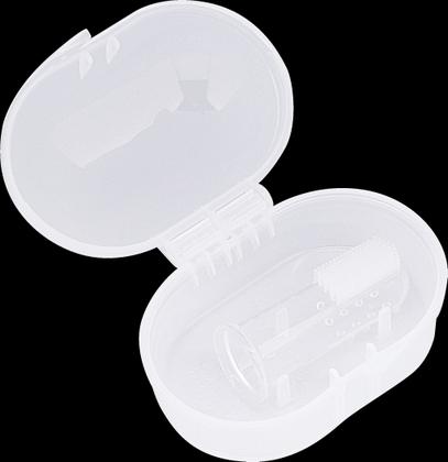 Imagem de Escova Dental Massageadora de gengiva com Estojo Lolly primeiros dentinhos