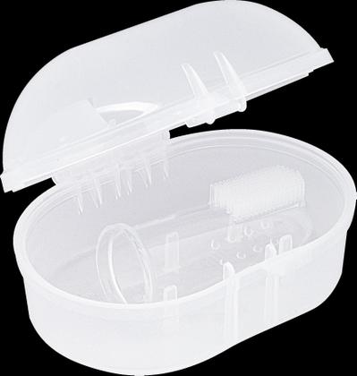 Imagem de Escova Dental Massageadora de gengiva com Estojo Lolly primeiros dentinhos
