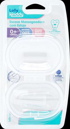 Imagem de Escova Dental Massageadora de gengiva com Estojo Lolly primeiros dentinhos