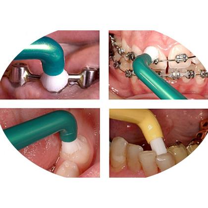 Imagem de Escova dental monotufo Kit com 3 unidades embaladas individualmente