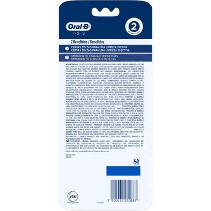 Imagem de Escova Dental Oral-B 123 Média Clean 4 unidades
