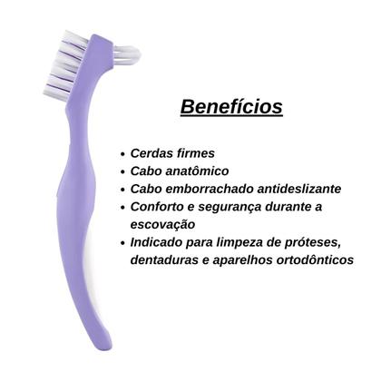 Imagem de Escova Dental Para Aparelhos e Dentaduras - Prothesys - Klin