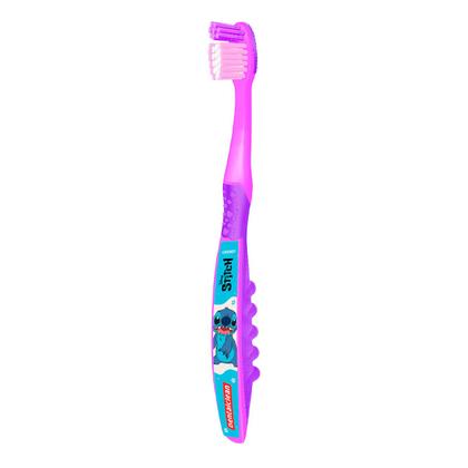 Imagem de Escova Dente Stitch com Estojo Porta Escova Escolar Dentalclean