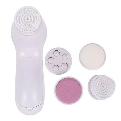 Imagem de Escova Elétrica Da Cara Da Limpeza Que Limpa O Cuidado De Pele Facial  De Limpeza Da Massagem 5 EM 1