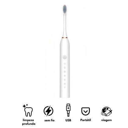 Imagem de Escova Elétrica De Dente Giratória Recarregável