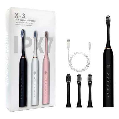 Imagem de Escova Elétrica Dental Sônica 3Em1 Limpeza Profunda