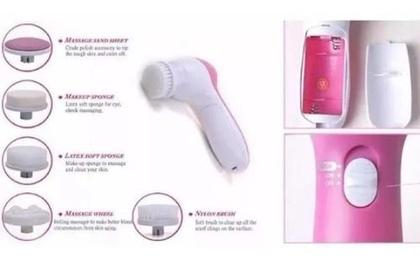 Imagem de Escova Elétrica Limpeza Facial Massageadora Esfoliação Derma