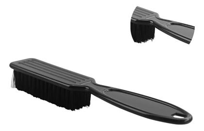 Imagem de Escova Escovinha De Disfarce Para Degradê Limpeza Barbeiro Cor Preto