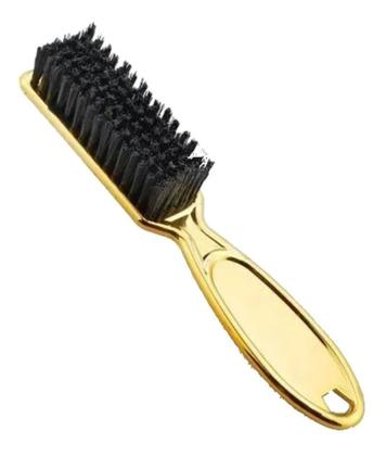 Imagem de Escova Escovinha De Disfarce Para Degradê Limpeza Barbeiro Cor Preto