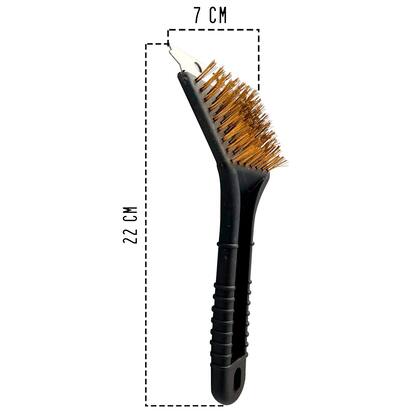 Imagem de Escova Espátula Limpadora De Grelhas Churrasqueira