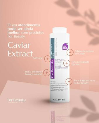 Imagem de Escova For Beauty Caviar Extract Progressiva Max - 1000ml