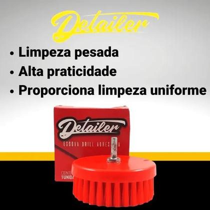 Imagem de Escova Furadeira Drill Cerdas Agressivas Sofá - Detailer