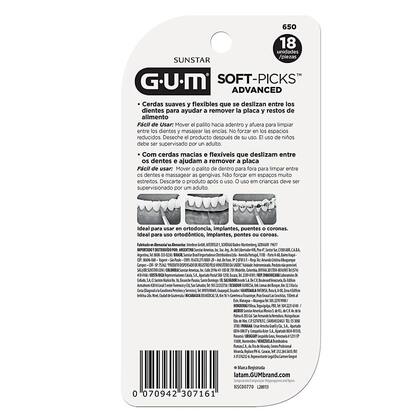 Imagem de Escova Interdental Gum Soft-Picks Advanced com 18 Unidades