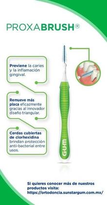 Imagem de Escova Interdental Proxa Brush 1.1 Fina Verde C/12 Gum
