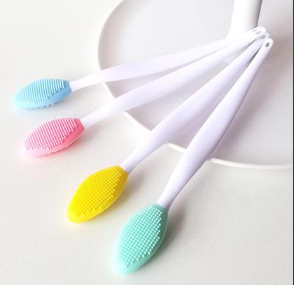 Imagem de Escova labial esfoliante Doromy Silicone, pacote com 18 para cuidados com os lábios