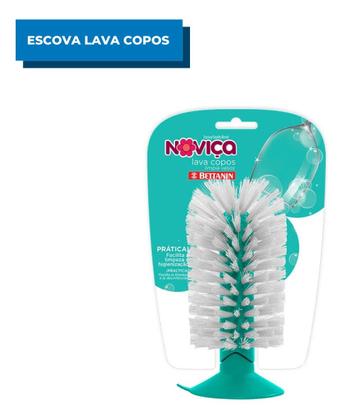 Imagem de Escova Lava Copos Com Ventosas Noviça