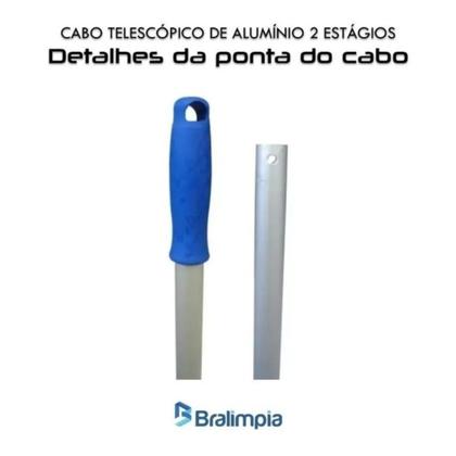 Imagem de Escova Limpatudo Rejunte C Cabo Até 1,40 Ajustável Bralimpia