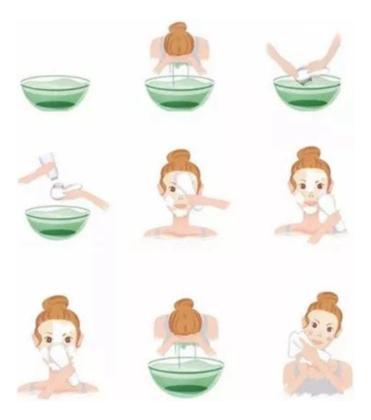 Imagem de Escova Limpeza Massageadora Dupla Facial Skin Care 2 Em 1