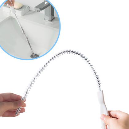 Imagem de Escova Longa Multiuso Remove Cabelo Ralo Pia Tanques 40cm E 55cm F102
