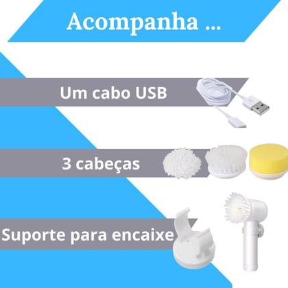 Imagem de Escova Magic Brush Cabeças Removíveis 3 Em 1 Entrega Rápida