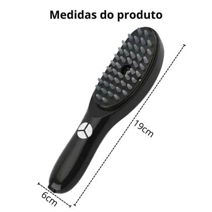Imagem de Escova Massageadora 4 em 1 C/ LED e Laser Tratamento Capilar