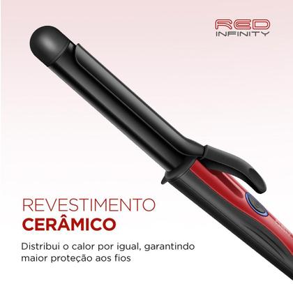 Imagem de Escova Modeladora de Cachos Red Infinity Mondial EM12 Bivolt
