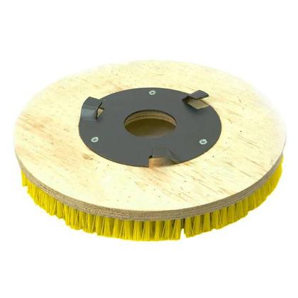 Imagem de Escova NYLON 350 mm COM Flange Para Enceradeiras CLEANER. Allclean e Bandeirantes Entre Outras