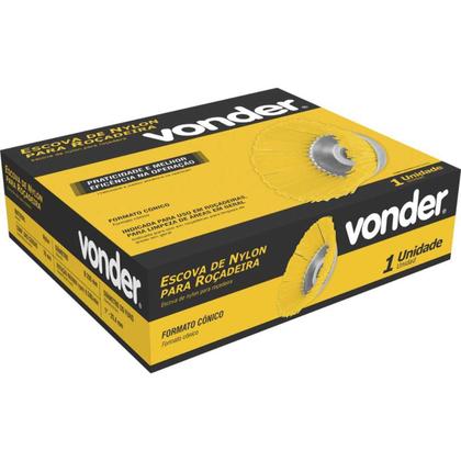Imagem de Escova Nylon para Roçadeira 200mm  Vonder