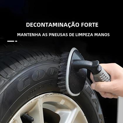 Imagem de Escova para Limpeza de Cubos de Pneu de Carro