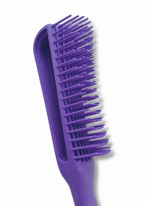 Imagem de Escova Para Pentear Cabelo Polvo Profissional Perfeita Para Cabelos Cacheados Não Agride o Cabelo