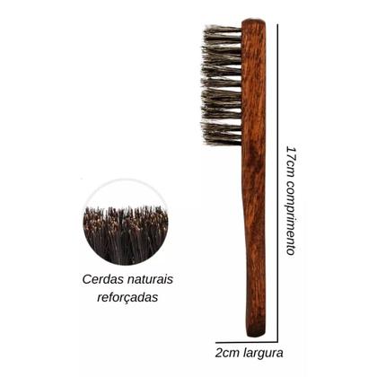 Imagem de Escova Pequena Para Barba E Bigode Linha Men Marco Boni