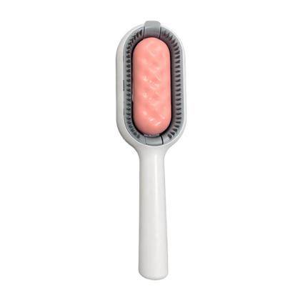 Imagem de Escova Pet Removedor de Pelos 2 em 1 Cães e Gatos Rosa