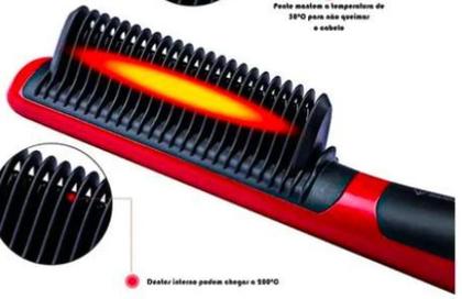 Imagem de Escova Profissional De Cabelo Seca E Alisa 3 Em 1