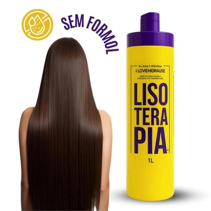 Imagem de Escova Progressiva Lisoterapia Para Terapia Dos Fios Hidralize 1 litro