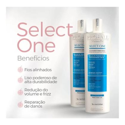 Imagem de Escova Progressiva Orgânica Sem Formol Select One Prohall 300ml